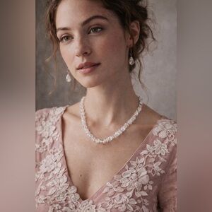 Vintage Aurora Borealis Crystal Necklace Czech Glass Bridal Mid Century Estate